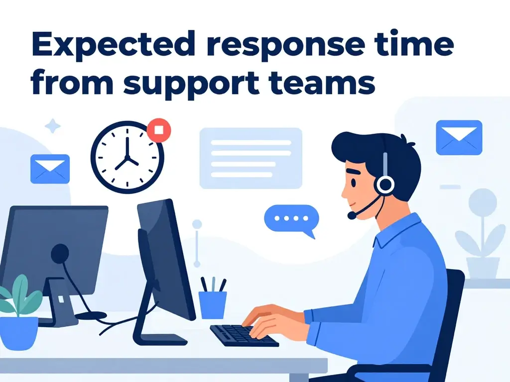 Expected Response Time from Support Teams