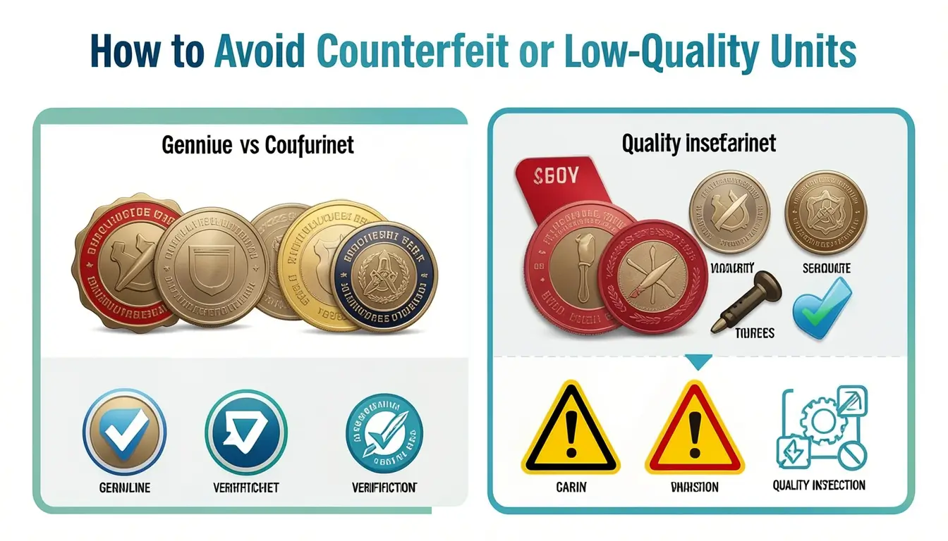 How to Avoid Counterfeit or Low-Quality Units